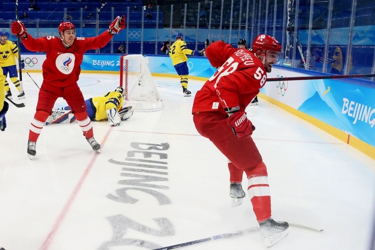 Российские хоккеисты в финале! Раскатали шведов — раскатаем и финнов