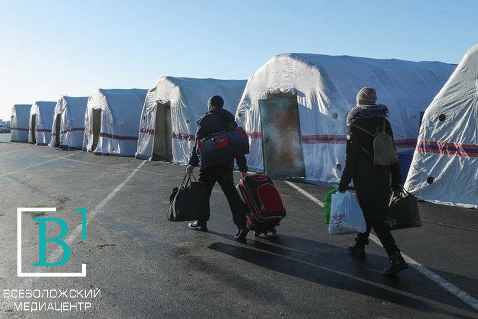 Ленобласть подтвердила готовность в два этапа принять до 1500 беженцев с Донбасса