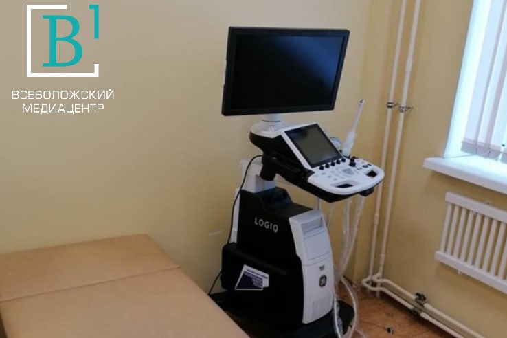В новодевяткинскую поликлинику и бугровскую амбулаторию доставили новые аппараты УЗИ