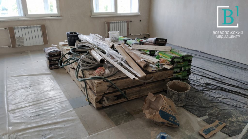 Новая порция школьных ремонтов: столовая в д. Куйвози и «Точка роста» в Гарболове