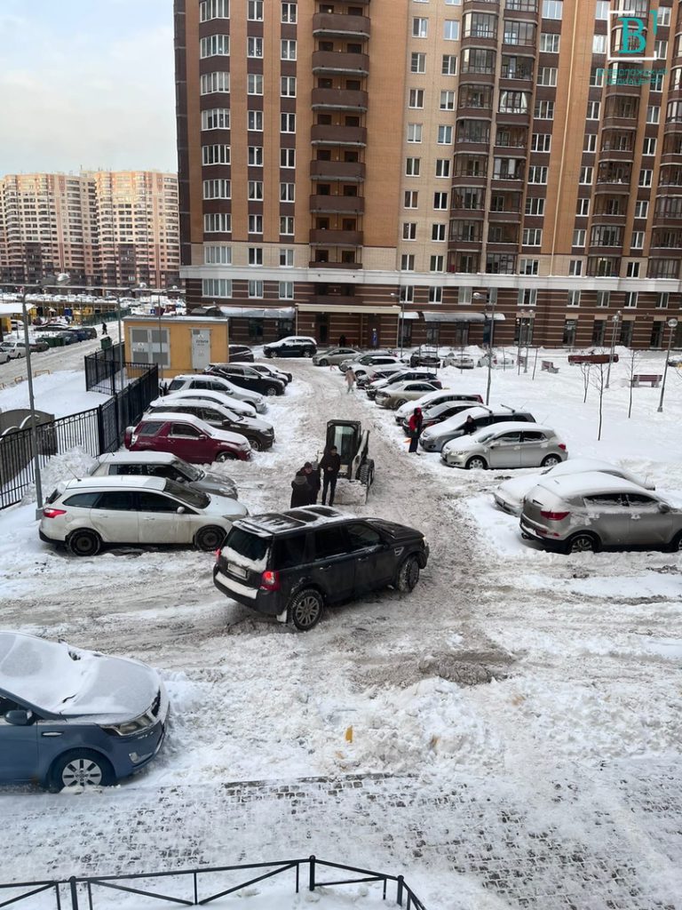 Хочу чистый двор, но машину убирать не буду: Кудрово зарастает снегом из-за водителей-эгоистов