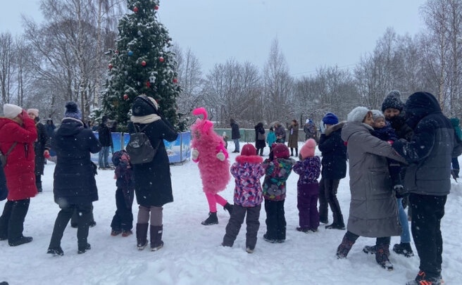 Во Всеволожске прошла новогодняя ёлка для детей мобилизованных воинов